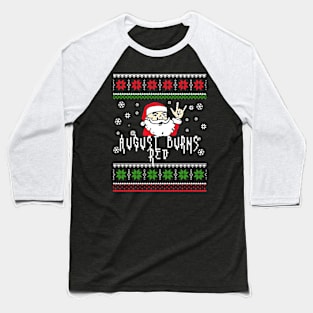 august burn metal santa Baseball T-Shirt